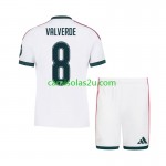 Camisolas de futebol Real Madrid Federico Valverde 8 Criança Equipamento Principal 2026/27 Manga Curta